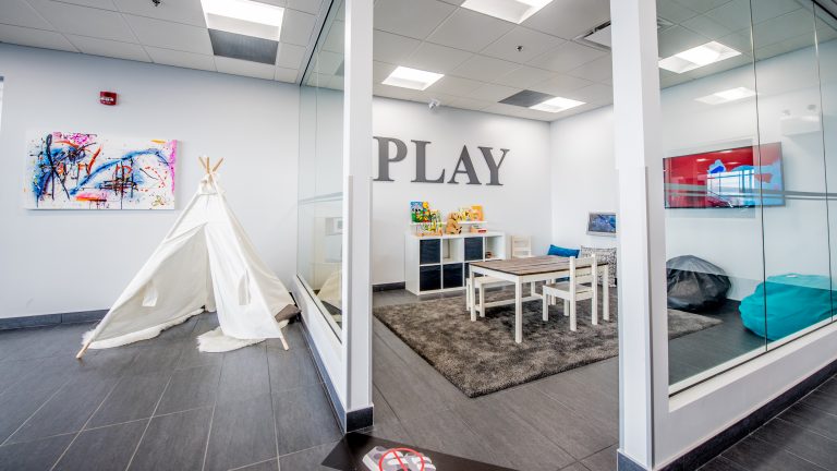 Kids play area at Mercedes-Benz Country Hills.