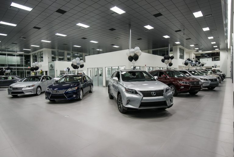 Showroom at Lexus of Royal Oak.